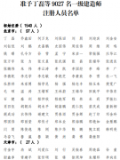 最新公告！9027人獲準注冊一級建造師！